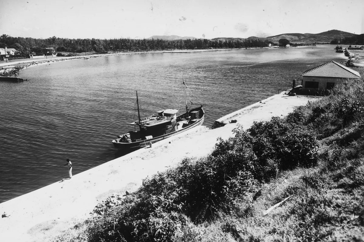 Cabo Frio em 1962, em foto preto e branco